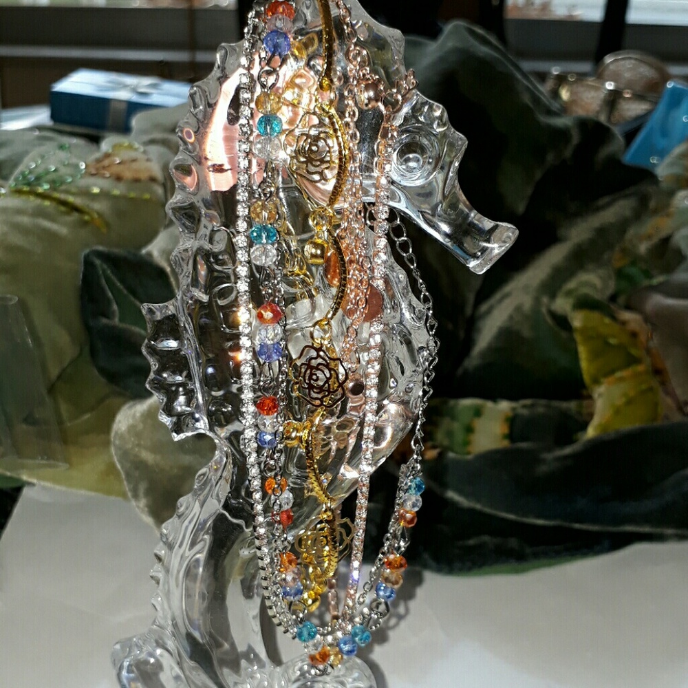 SET OF 3 AUSTRIAN CRYSTAL MULTITONE ANKLETS